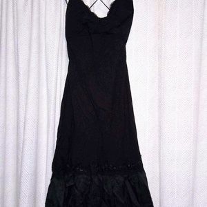 Sexy, Guess lace, Black tie up dress, small